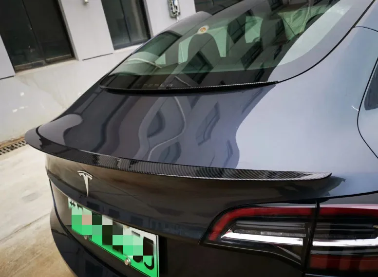 Для Tesla модель 3- заднее крыло спойлер задний багажник крылья спойлер углеродное волокно 3 м коллоидная установка