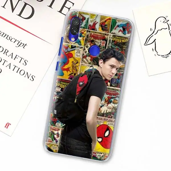 Чехол для телефона Marvel Человек-паук том Холланд для Redmi Note 5 6 7 8 Pro 8T S2 GO Redmi 7 7A 8A K20 Pro 6 6A 5 Plus Твердый Чехол - Цвет: H10