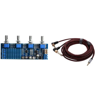 

1Pcs Tpa3116 2.0 Amplifier Board Car Digital Amplifier & 1Pcs 3.5Mm To Dual 6.5Mm Adapter Jack o Cable