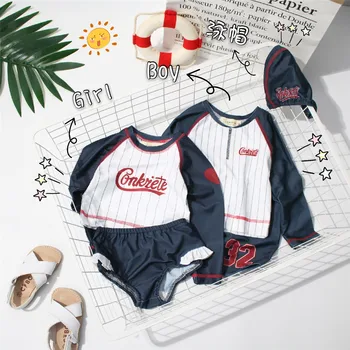 

Tonytaobaby Split Boys Summer New Wetsuit Bathing Swimwear Kids Girl Baby Swimwear Girl