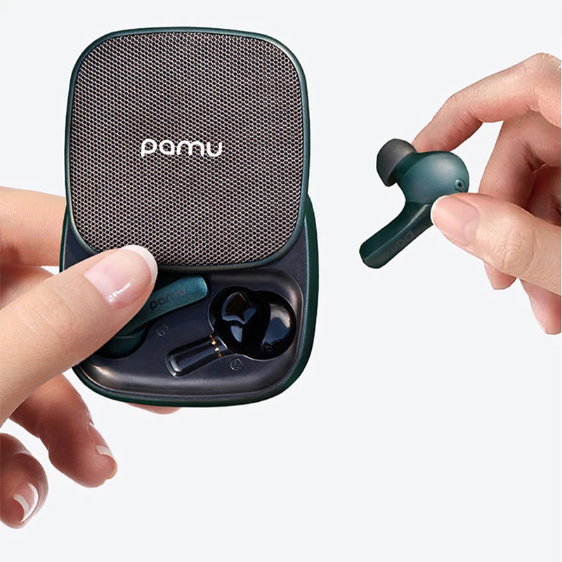 Беспроводные наушники PaMu Slide с шумоподавлением Bluetooth гарнитура TWS зарядным