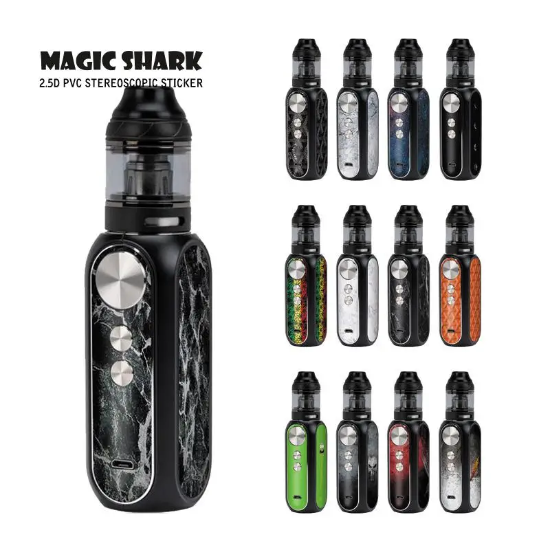 

Magic Shark Skull Spider Man Flash Man Rick and Morty Stone Print Sticker Skin Film Case Cover Wrap for OBS Cube
