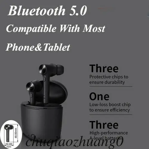 Мини беспроводные Bluetooth наушники-вкладыши Близнецы спортивные стереогарнитура водонепроницаемый костной проводимости Универсальный