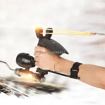 

New Multi-function Archery Bowfishing Shooting Fish Slingshot Catapult Hunting Bow Fishing Slingshot Outdoor Precise Sling Shot