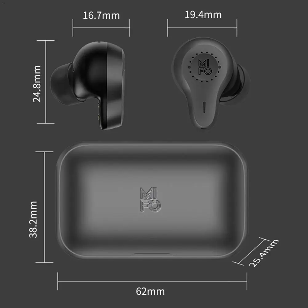 Универсальная беспроводная bluetooth-гарнитура O7 5,0 двойная в уши Одиночная и двойная железная Мини спортивная Беговая IPX7 Водонепроницаемая зарядка