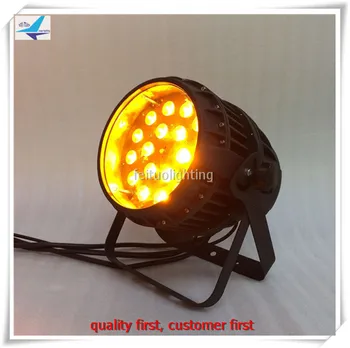

E-2lights Super Brightness Waterproof Led Par Zoom 18*18W RGBWAP 6 in1 Par Led Stage Light IP65 Led Par Can Light