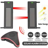 NEW Solar Wireless Driveway Alarm System 400M Long Transmission Range 190 Feet Wide Sensor Range Waterproof No Need Replace