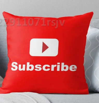 YouTube диванной подушки Чехол Обложка Декор для дома Наволочка на подушку-чехол из хлопка Подушка Чехол размером 45*45 см 55X55 см(две стороны - Цвет: photo color