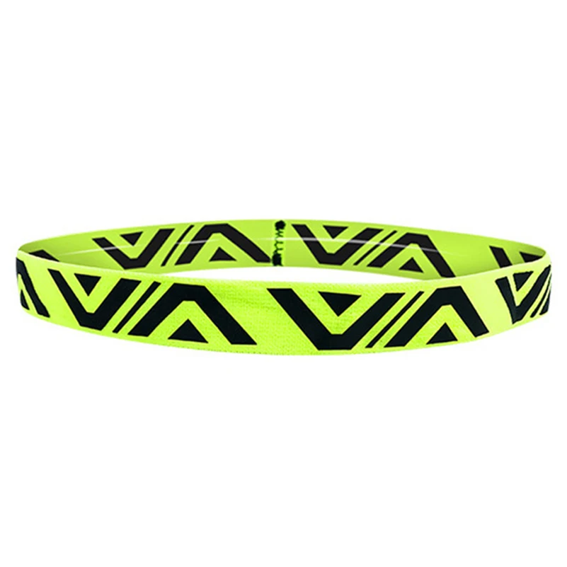 Зеленый 1 шт. спортивная повязка унисекс головка бандаж Run Футбол теннис платок прекрасно впитывают влагу, благодаря чему Противоскользящий Эластичный Напульсник с повязкой на голову - Цвет: Зеленый