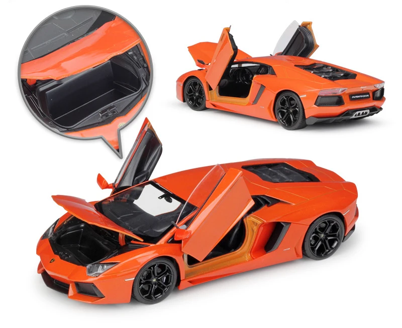 WELLY литая 1:24 модель автомобиля Lamborghini Aventador LP700-4 гоночный автомобиль спортивный автомобиль металлический сплав игрушечный автомобиль для детей Коллекция подарков