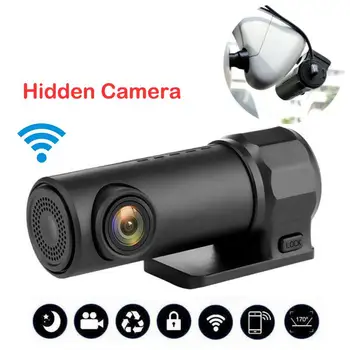 

Wifi Hidden Car DVR Dash Cam Dashboard Camera Video Recorder Full HD 1080P 170 Degree Wide Angle Monitor Night Vision Car Camera