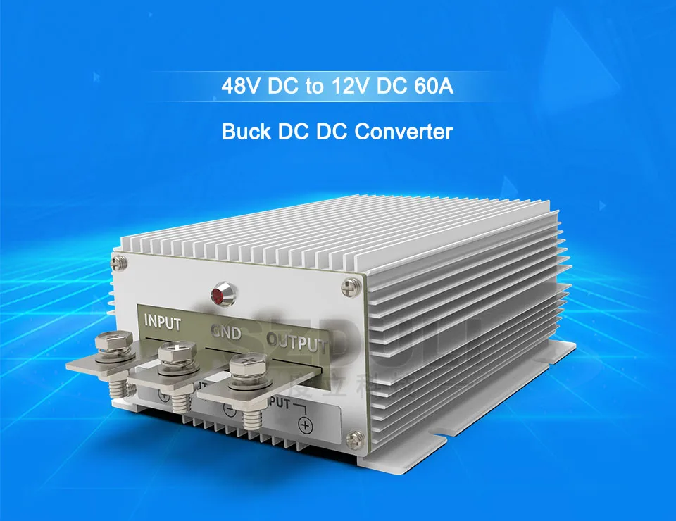 Высокое качество 48 V-12 V 60A DC преобразователь 48В постоянного тока в переменный преобразователь напряжения 12V 720W DC редуктор понижающий автомобиль грузовик блок питания