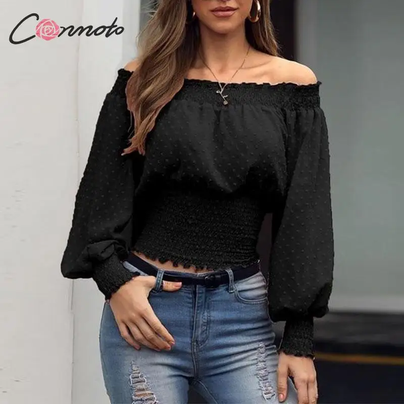 Conmoto Sexy Off Shoulder Ruffles Blouse Women Blouse Shirts Female Chiffon Pink Blouses Shirt Twist Club Plus Size Blusas Mujer Conmoto Sexy Off Shoulder Ruffles Blouse Women Blouse Shirts Female Chiffon Pink Blouses Shirt Twist Club Plus Size Blusas Mujer