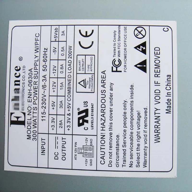 PSU для повышения FLEX Малый стандарт 1U 350W источник питания ENH-0635A ENH-0630A