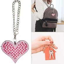 Alarme personnelle 130db, porte clés de sécurité en forme de cœur, sirène pour femmes, personnes âgées, femmes, enfants, Etc.