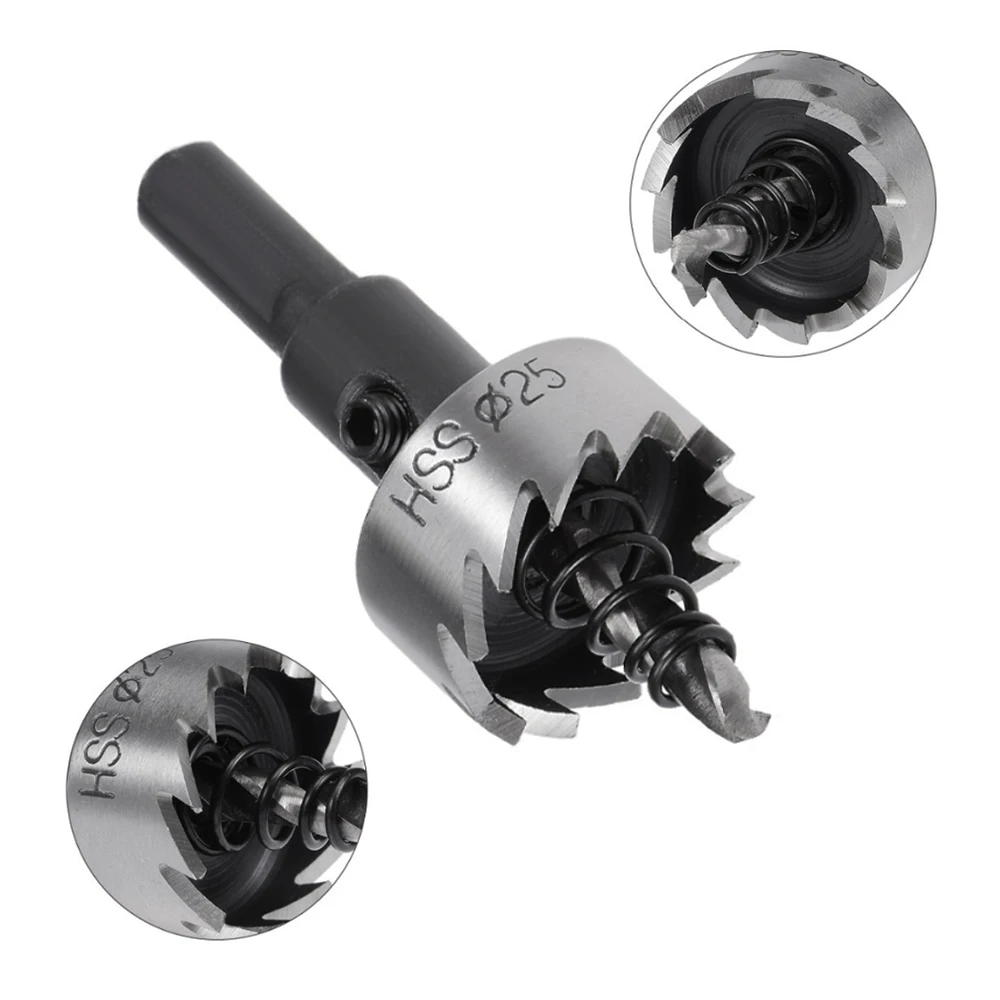 1 pcs 12-50 mm HSS Drill Bit Hole Saw Set Stainless Steel Metal Alloy Drill Bits drill bit set,drill bits,drill bit,step drill,step drill bit,drill cutter,hole saws,tool accessories,electric drill accessory,electric drill attachment