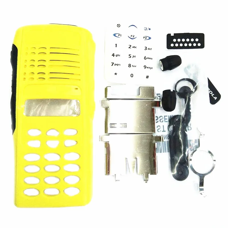 Walkie talkie аксессуары для moto GP338 760 Желтый корпус