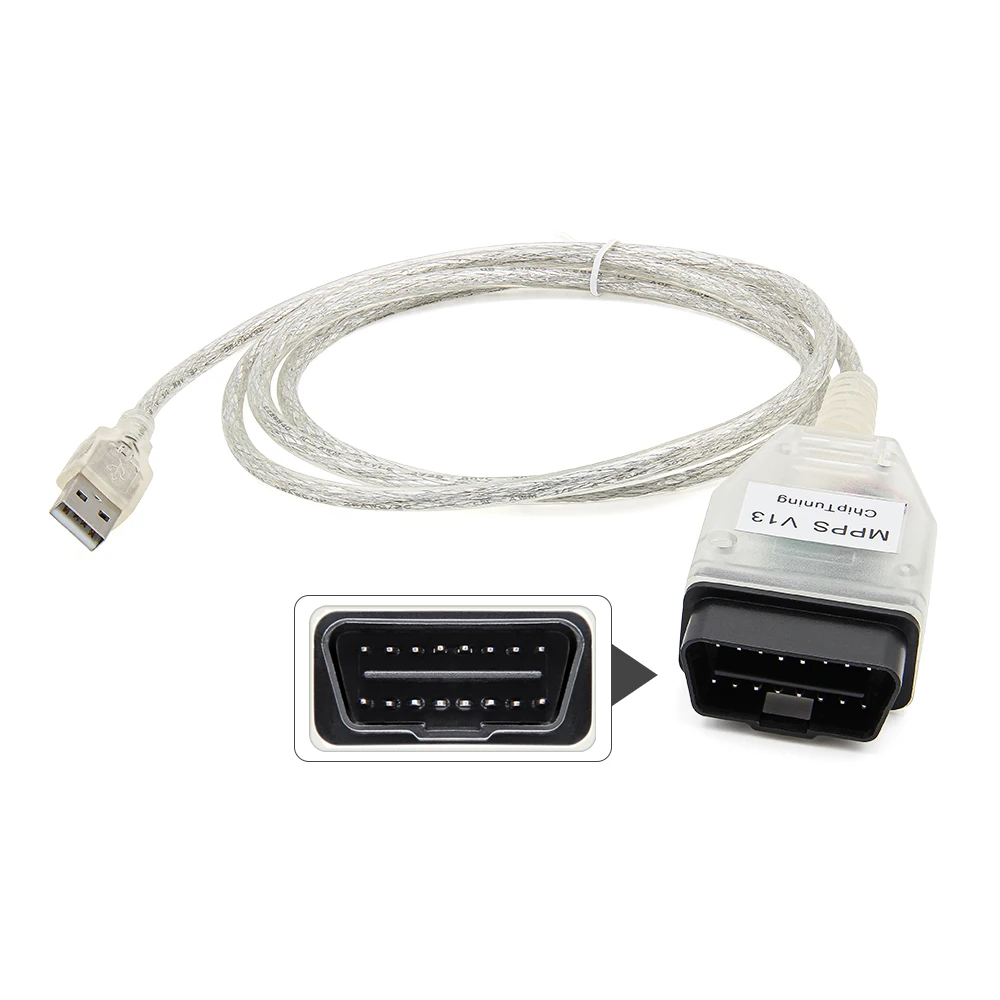 Инструмент для тюнинга микросхем MPPS V13.02 ECU инструмент SMPS 13 02 EDC15/EDC16/EDC17 OBD кабеля