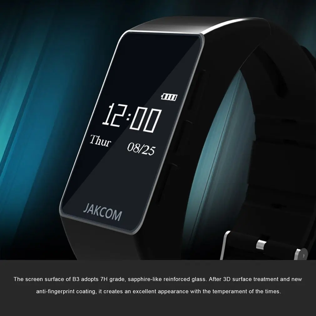 JAKCOM смарт-браслет B3 Bluetooth Смарт-Браслет беспроводные наушники HD OLED дисплей монитор сердечного ритма умный Браслет