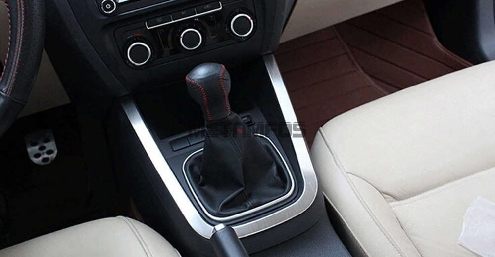 Для Volkswagen Jetta 6 2012 2013 Матовая коробка переключения передач накладка декоративная рамка интерьерные аксессуары для автомобиля Стайлинг