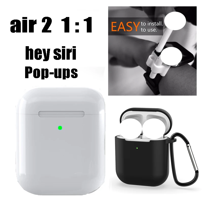 air baiS 2d heiTB Воздушный 1:1 Беспроводной Bluetooth наушники мини стерео Бас Наушники коробка для наушников pk i10 i11 i12 i800 i18 i1000 i140 i180 i200 i300 - Цвет: air baiS 2d heiTB