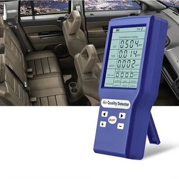 

Multifunctional 5V-1A CO2 ppm Meters TVOC HCHO AQI Carbon Dioxide Detector Gas Analyzer Alarm Air Quality Tester