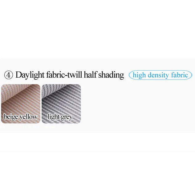 half shade fabric Новинка года. Обновленная система подключения к дневному свету. Рулонные жалюзи совместимы с Alexa Google Home через Broadlink - Цвет: half shade fabric