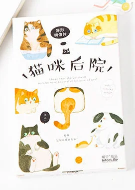 Gato casa postal de papel (1 paquete = 30 piezas)