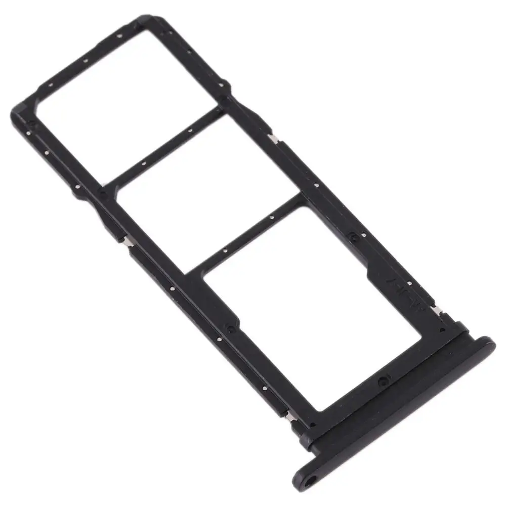SIM Card Tray+ SIM Card Tray+ Micro SD Card Tray for Huawei Honor Play 3 - Color: Black