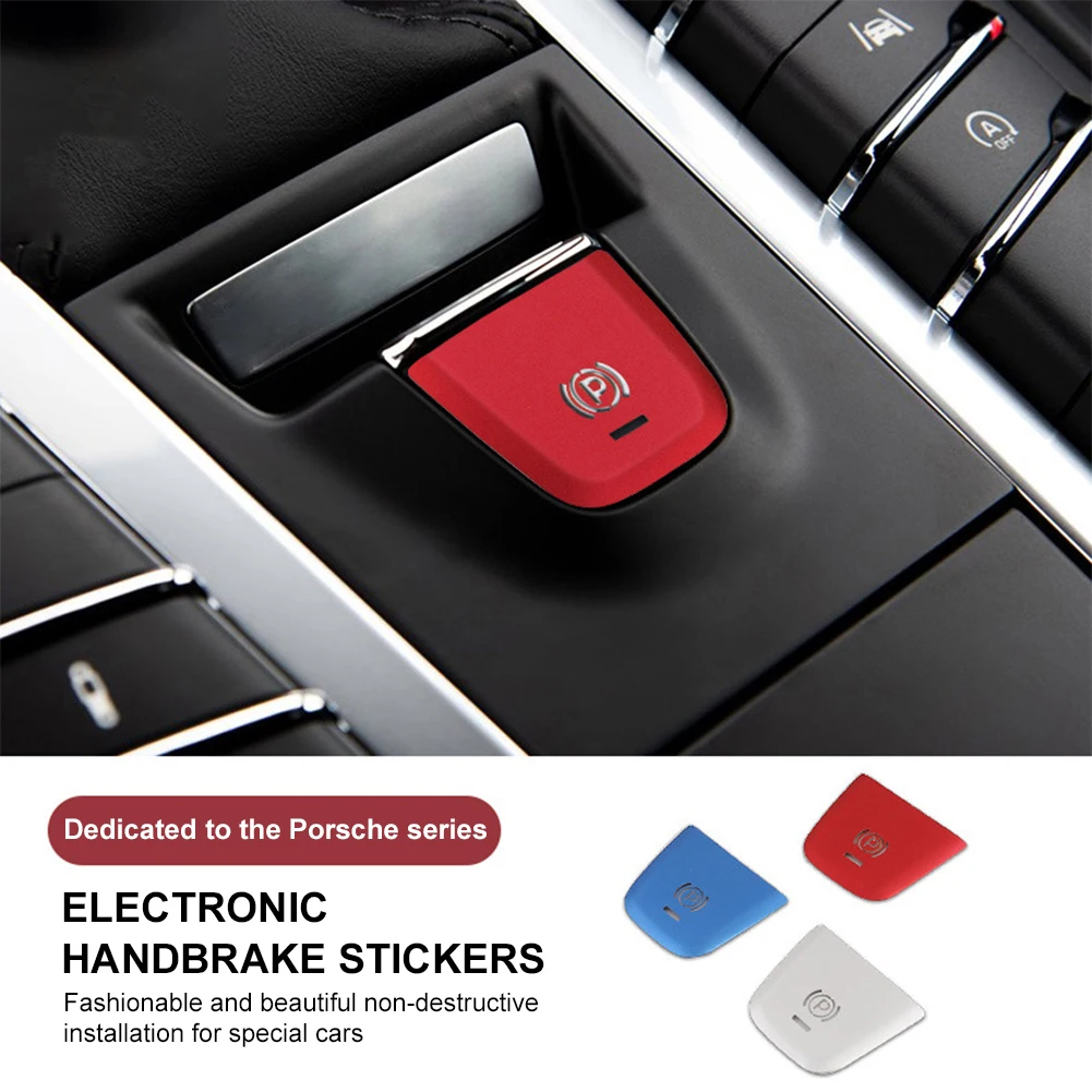 Новинка Высококачественная Крышка для электронного ручного тормоза алюминиевая