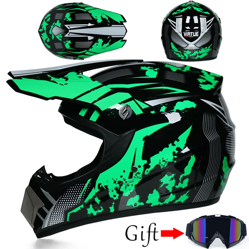 Мотокросс ATV Casco de Motocicleta Casque Para Moto Casco внедорожный Байк - Цвет: 11a