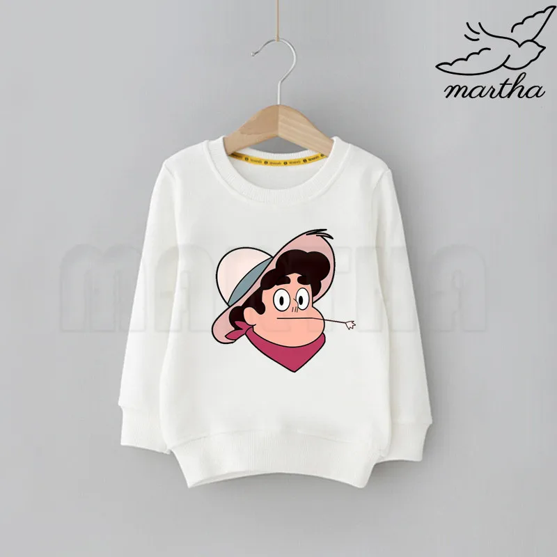 Steven Universe/Детская толстовка с героями мультфильмов; Милые свитшоты с принтом; детская одежда; детская толстовка с героями мультфильмов