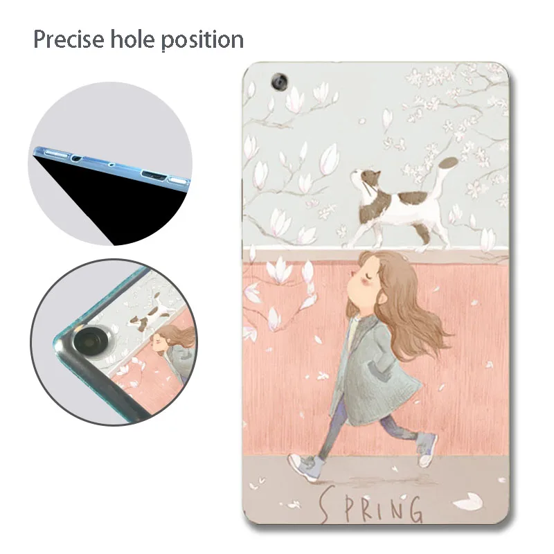 Мягкий окрашенный чехол из ТПУ для samsung Galaxy Tab A S2 3 8 0 T715C T713 T350 T310 T311 силиконовый