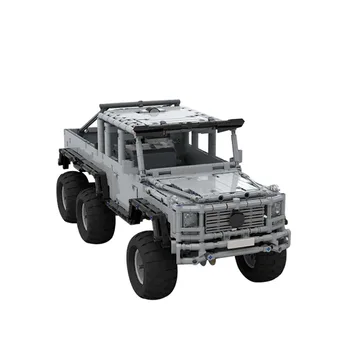 

1700Pcs MOC RC 6-Wheeled Off-road Vehicle Model High Level Assembly Small Particle Building Block Set with Motor Remote Control