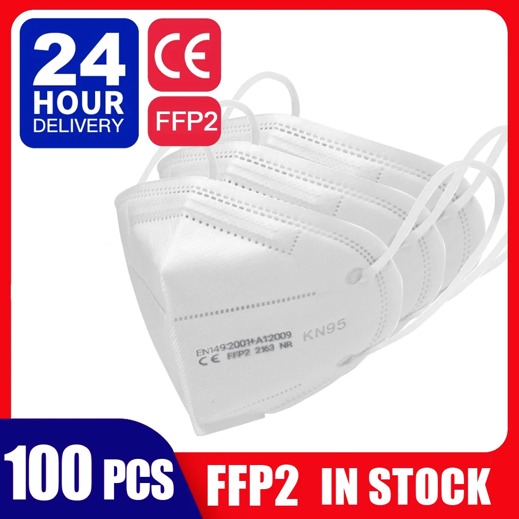 Mask Anti-Bacterial Outdoor Mouth Mask FFP2 Approved Mascarillas FFP2 Protective Masks from короновируса 100 cheap FFP2 mask
