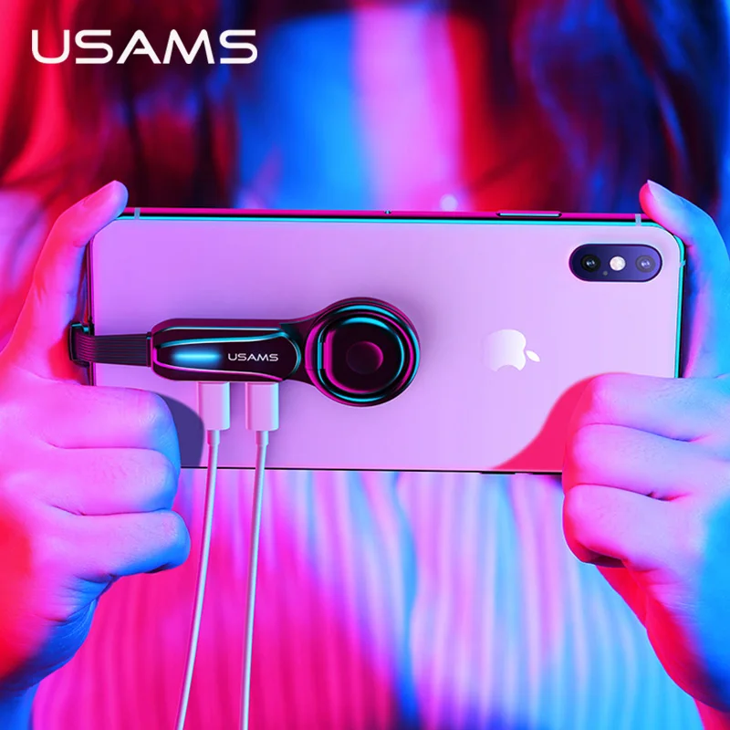 USAMS двойной светильник ing кольцо держатель адаптер для iPhone X 8 7 6 2A Быстрая зарядка