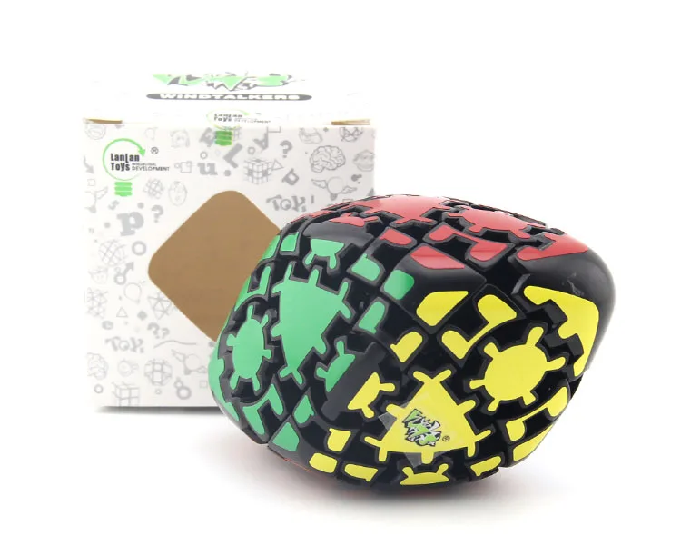 Высокое качество снаряжение Lanlan ромбоэдрическая шестигранника Mastermorphix Magic Cube Скорость головоломка Рождественский подарок игрушки для детей
