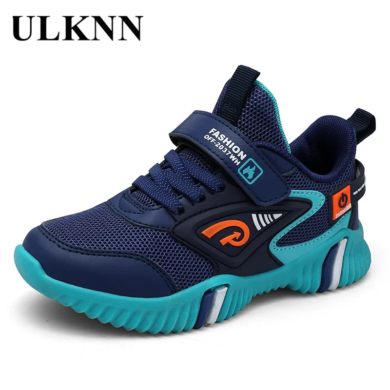 ULKNN BOY'S Athletic Shoes Autumn Big Virgin Boy Children' Shoes Breathable Mesh BOY'S Shoes2020 New Style