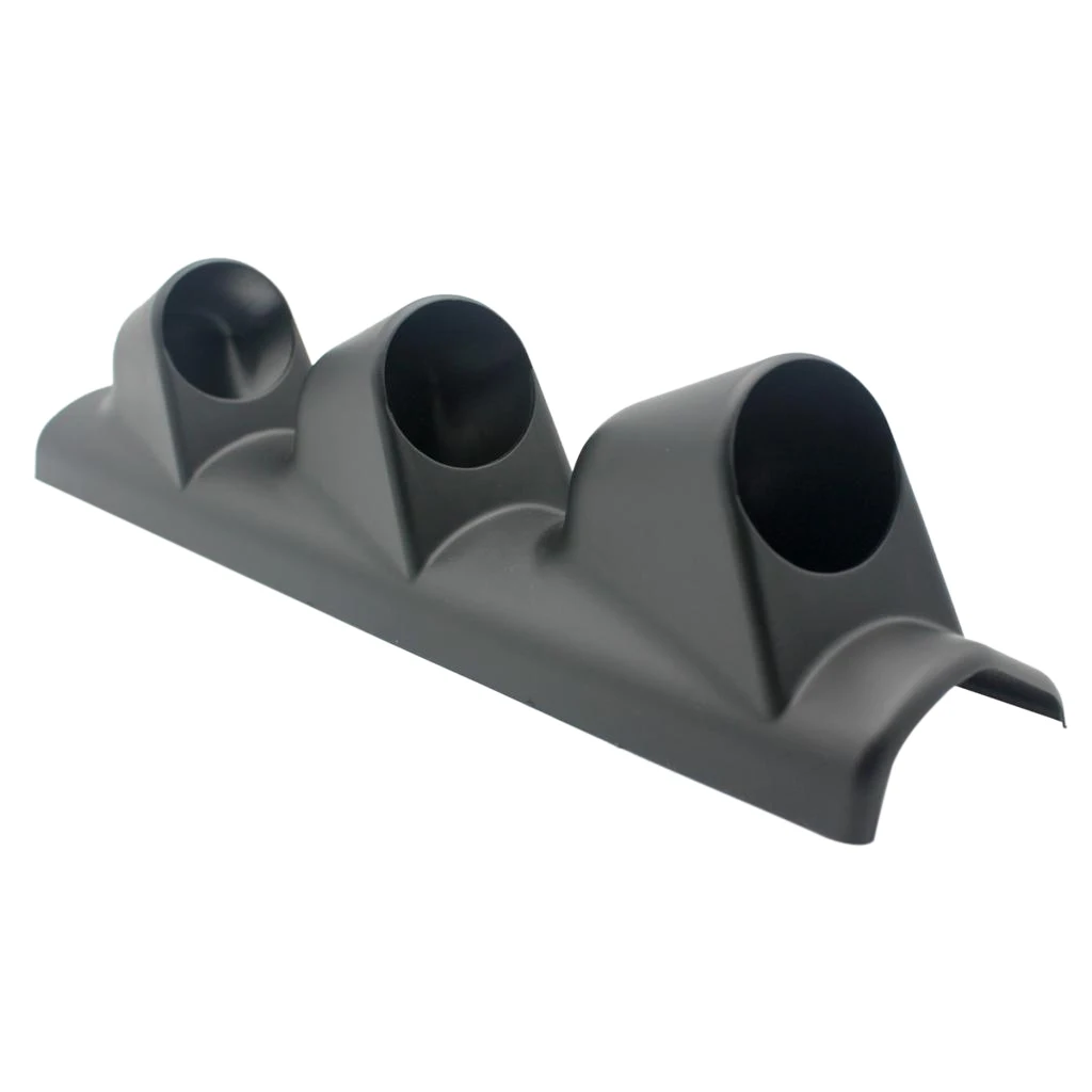 Black 2'' 52mm Universal Triple Holes Dash Car Gauge Pod Mount Holder