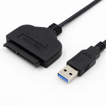 

Durable And Practical To Use 22 Pin SATA3 To USB 3.0 2.5 Inch Hard Drive SSD Adapter Connector Converter Part