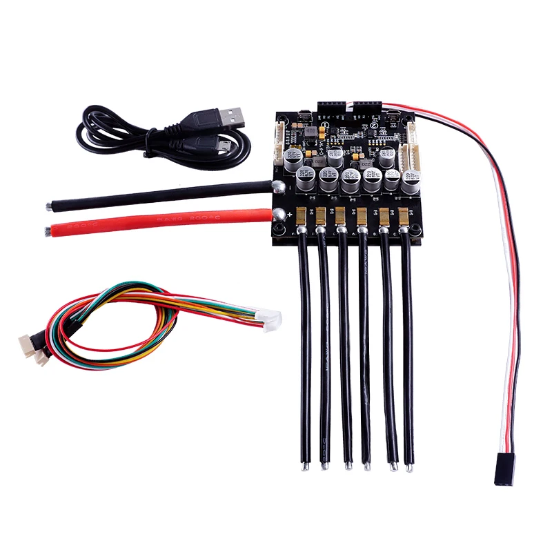 Двойной ESC 6,6 Mini с прошивкой версии VESC-по умолчанию-No-Hw-лимиты для моделей/многоосевой самолета/электромобилей/Электрический Skat