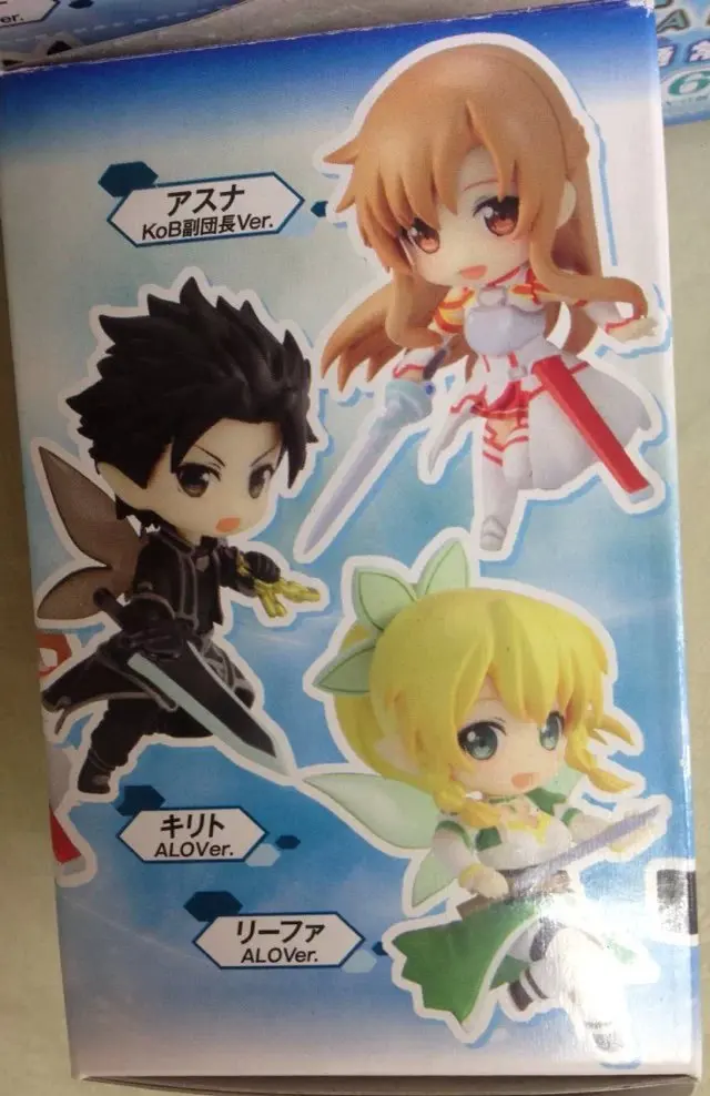 6-Sword God doman Капсульная игрушка Kazuto Asuna и 6 см аниме периферийный Гараж Комплект