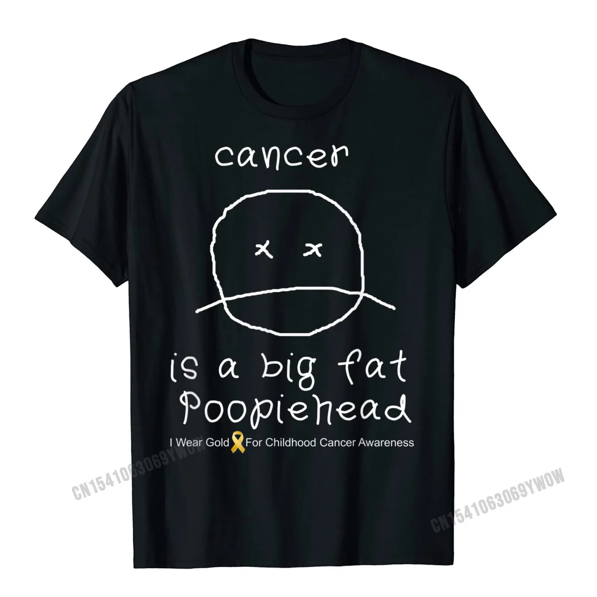 Family 100% Cotton Men Short Sleeve T Shirt Birthday April FOOL DAY Tshirts Casual T-Shirt Fashion Crewneck Free Shipping CHILDHOOD CANCER AWARENESS SHIRT Fighters + Survivors T-Shirt__68 black