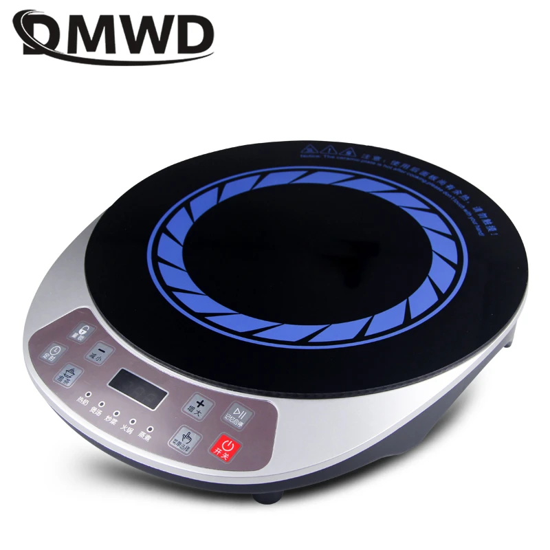 DMWD Multifunction electric induction cooker Hot pot heating plate milk boiler food steamer stove noodles stir fry smart cooktop