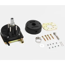 Черный пластиковый комплект системы рулевого управления лодки парусная яхта каяк антикоррозийная