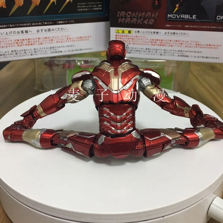 Сделано в Китае SHF Garage Kit-Man 3 MK43 Ironman Mk42 украшения из железа и стали модель мобильного фильма и телевидения Ca. 1