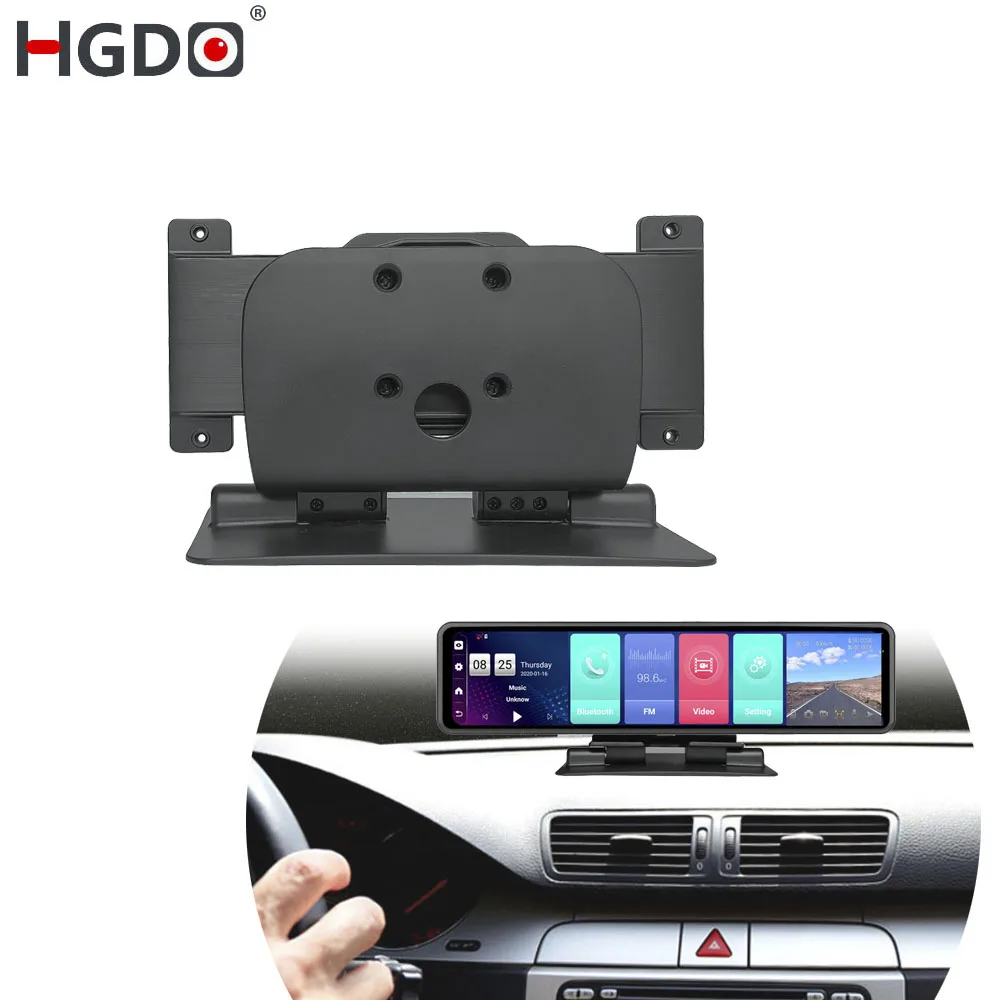 HGDO Car Dashboard Non-slip Mat Rubber Mount  DVR Holder Pad Car Camera Stand Bracket  Holder on Centre Panel