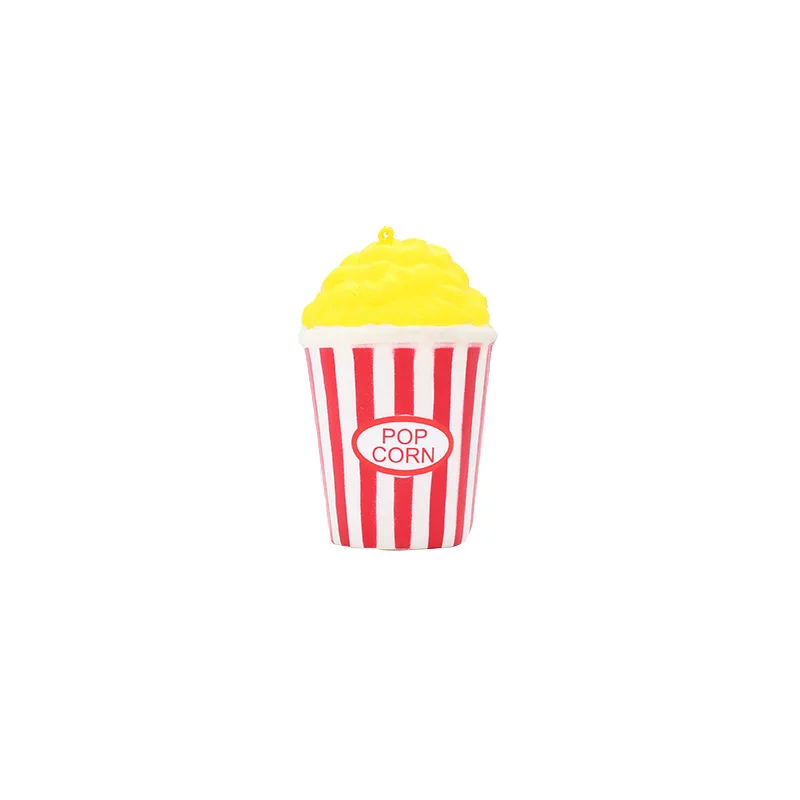 Милые 12 см Jumbo Squeeze Popcorn Squishy Bread Soft Slow Rising Pop Corn ремни DIY Декор Детская игрушка