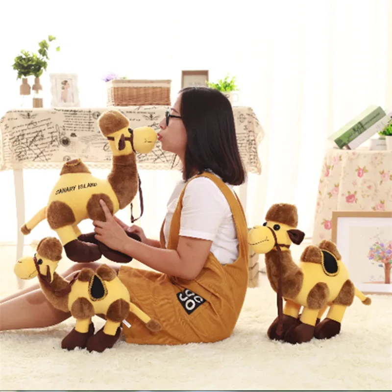 New desert simulation camel plush toy creative camel doll doll cute rag doll pillow super cute alpaca boy doll travel souvenir g