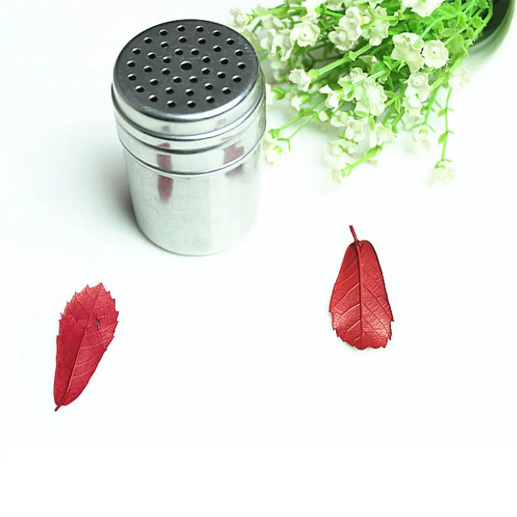Stainless Steel Cruet Condiment Spice Jars Set Salt And Pepper Shakers Seasoning Pots Kitchen Tools Seasoning Cans - Цвет: S